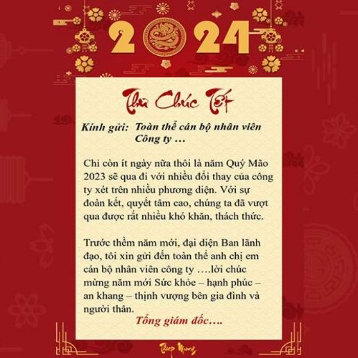Thư chúc Tết 011